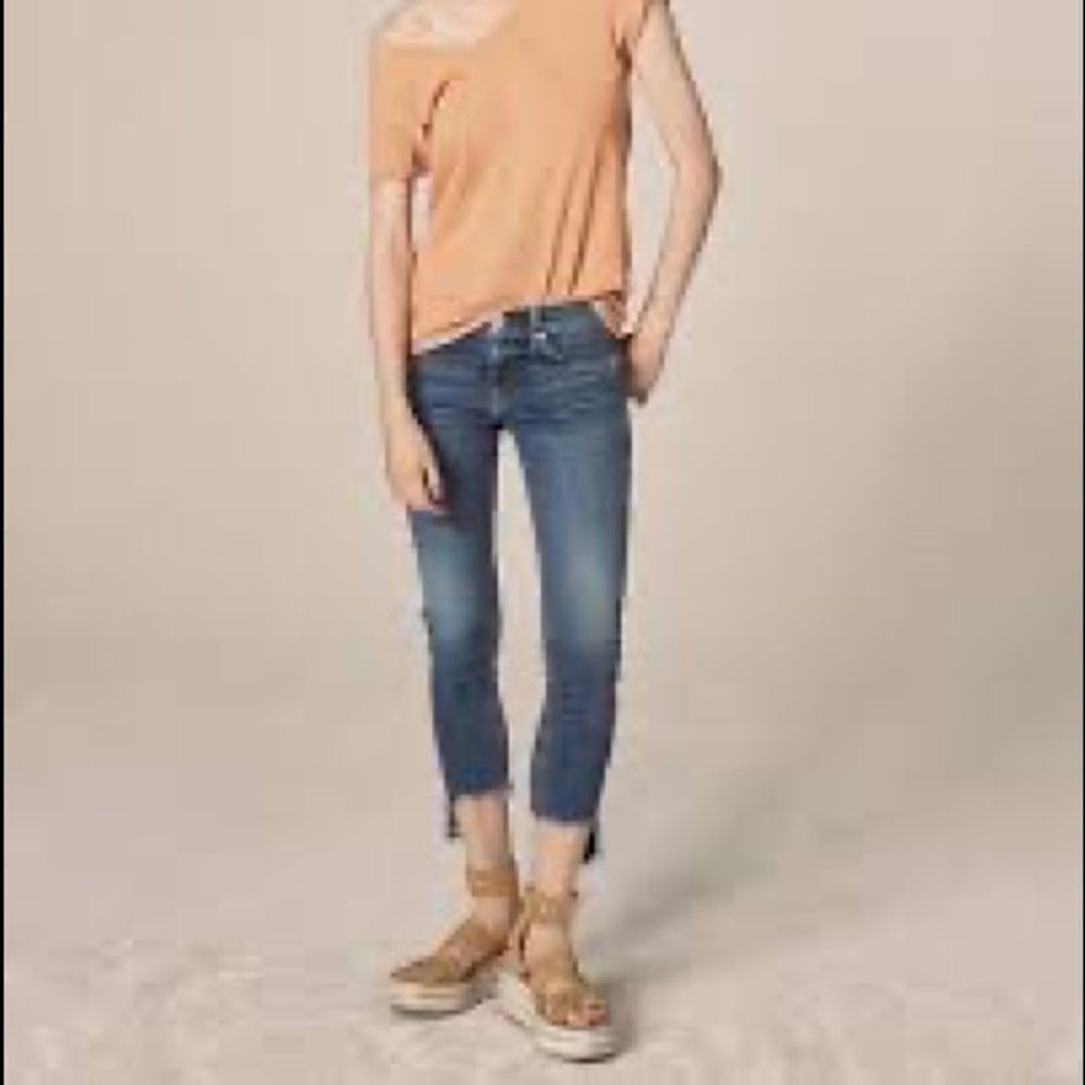 Rag & Bone Mid-Rise Ankle Skinny in Hampton
